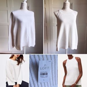 2 LOFT Sweaters, NWT (L/XL)